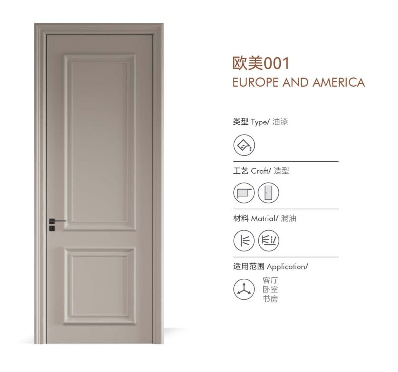 Europe and America interior door